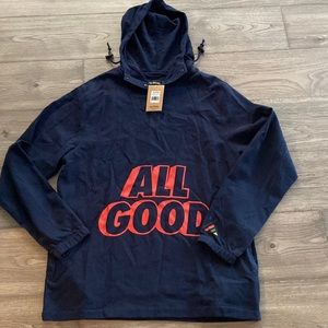 All Good Mens Navy Anorak Honcho